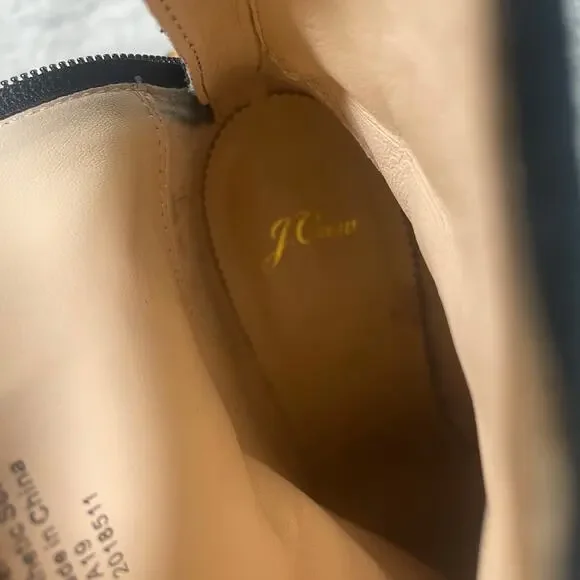 J.Crew Women's Leather Boots 8 Cheetah Print Calf Hair Short Boots Sadie Leopard - Picture 7 of 11